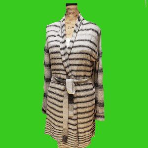 Large Belted Striped Sweater by Willi Smith